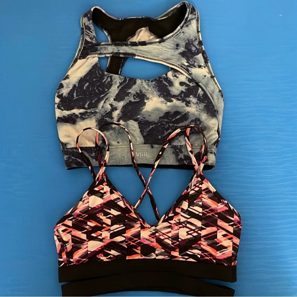 VSX & Sample Sports Bras - Blue, Pink